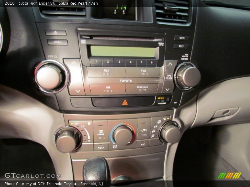 Salsa Red Pearl / Ash 2010 Toyota Highlander V6