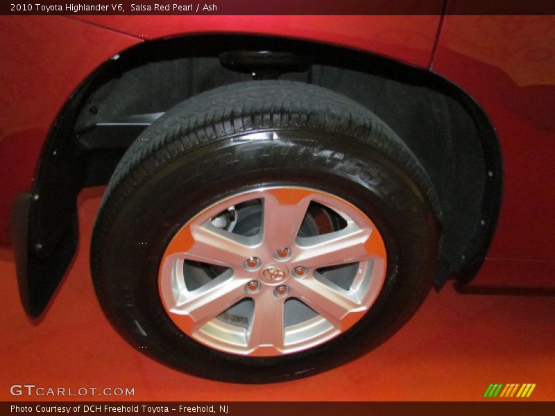 Salsa Red Pearl / Ash 2010 Toyota Highlander V6