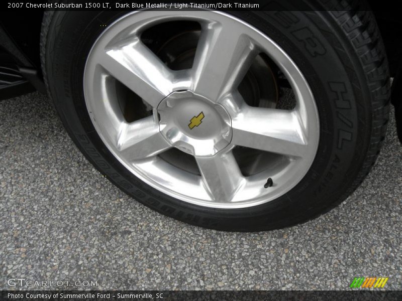 Dark Blue Metallic / Light Titanium/Dark Titanium 2007 Chevrolet Suburban 1500 LT
