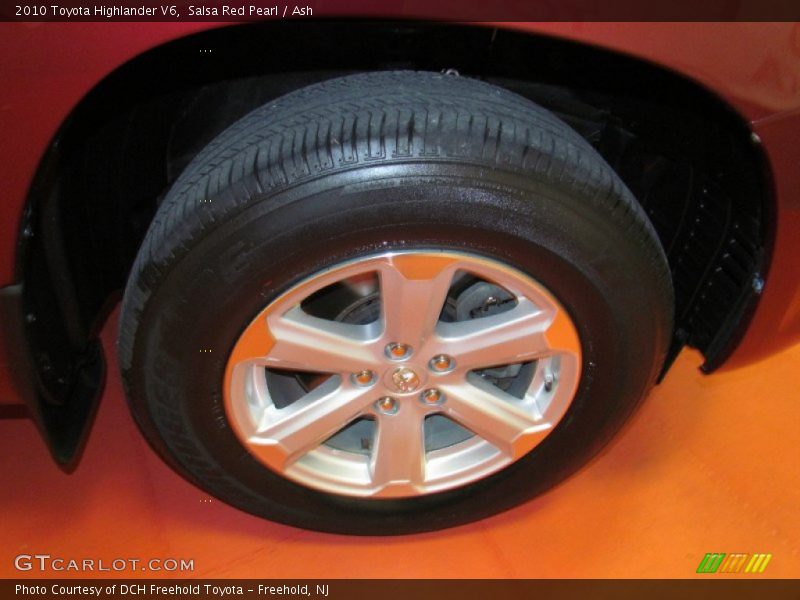 Salsa Red Pearl / Ash 2010 Toyota Highlander V6