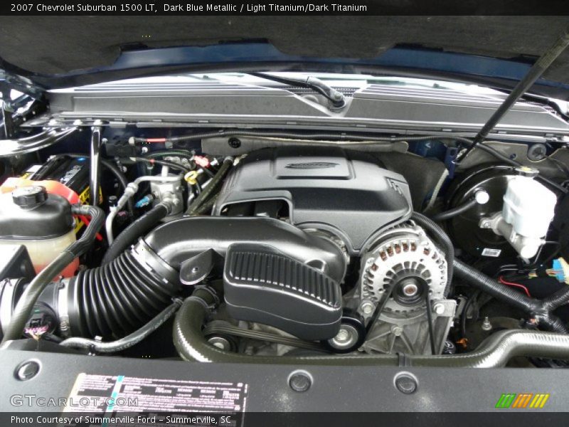 Dark Blue Metallic / Light Titanium/Dark Titanium 2007 Chevrolet Suburban 1500 LT
