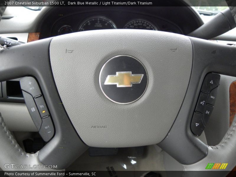 Dark Blue Metallic / Light Titanium/Dark Titanium 2007 Chevrolet Suburban 1500 LT
