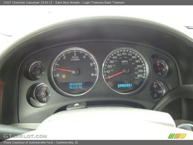 Dark Blue Metallic / Light Titanium/Dark Titanium 2007 Chevrolet Suburban 1500 LT