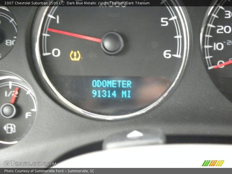 Dark Blue Metallic / Light Titanium/Dark Titanium 2007 Chevrolet Suburban 1500 LT