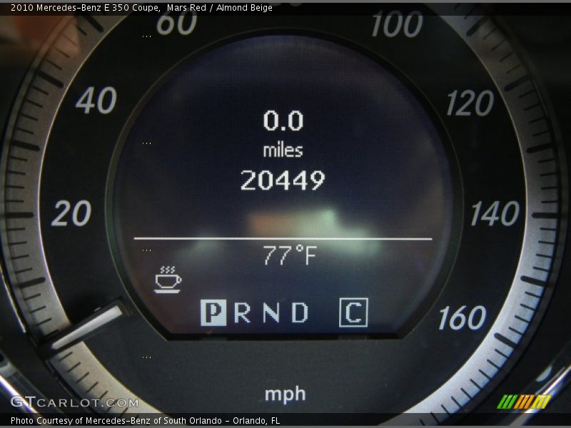 Mars Red / Almond Beige 2010 Mercedes-Benz E 350 Coupe