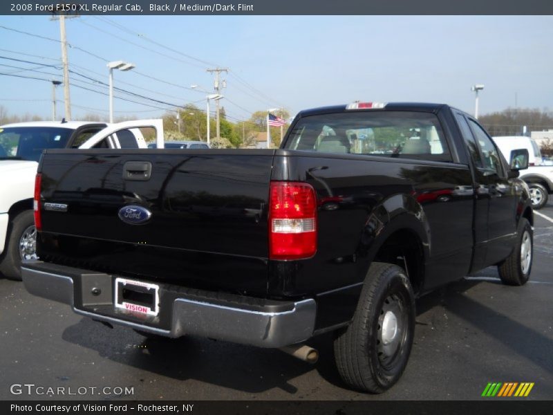 Black / Medium/Dark Flint 2008 Ford F150 XL Regular Cab