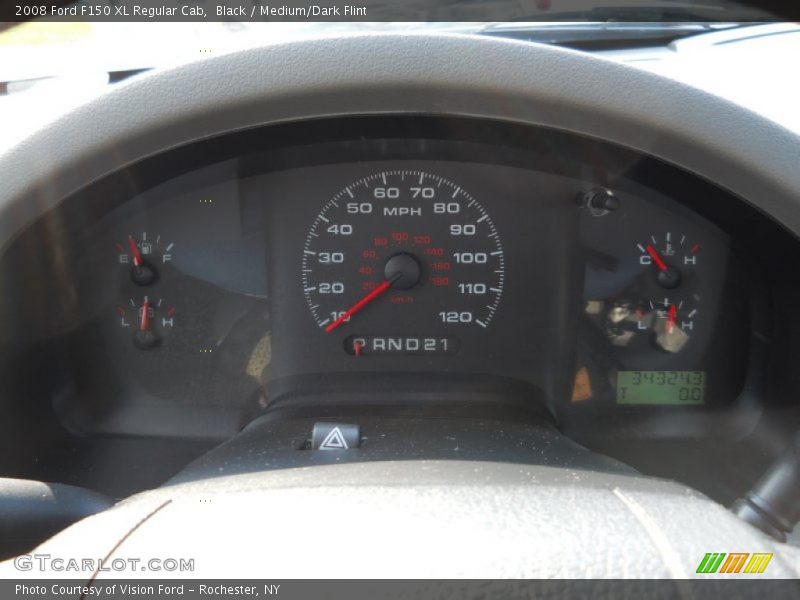 Black / Medium/Dark Flint 2008 Ford F150 XL Regular Cab