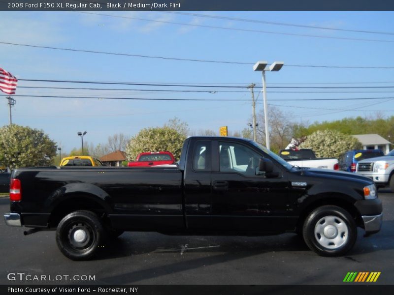 Black / Medium/Dark Flint 2008 Ford F150 XL Regular Cab