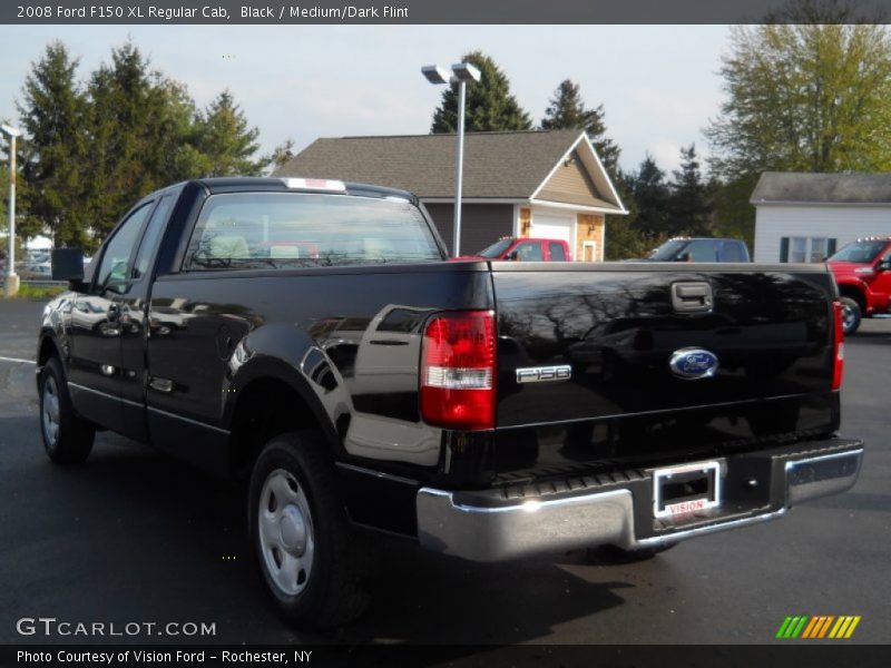 Black / Medium/Dark Flint 2008 Ford F150 XL Regular Cab