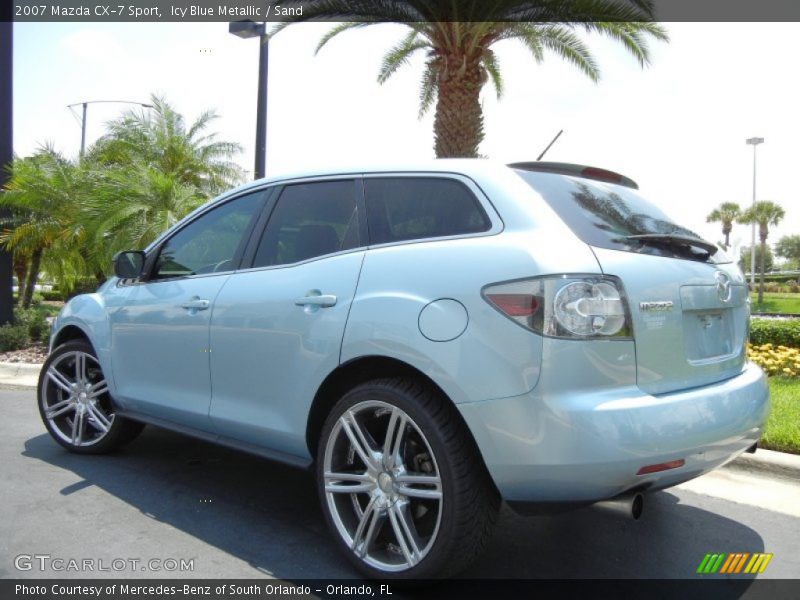 Icy Blue Metallic / Sand 2007 Mazda CX-7 Sport