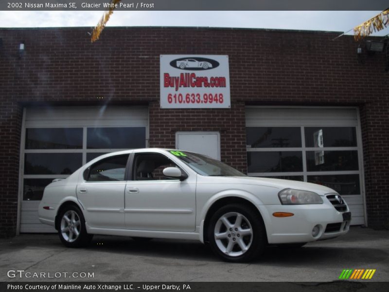 Glacier White Pearl / Frost 2002 Nissan Maxima SE