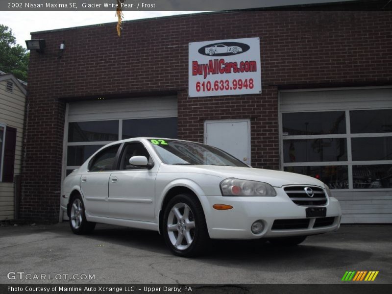 Glacier White Pearl / Frost 2002 Nissan Maxima SE