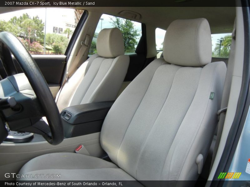 Icy Blue Metallic / Sand 2007 Mazda CX-7 Sport