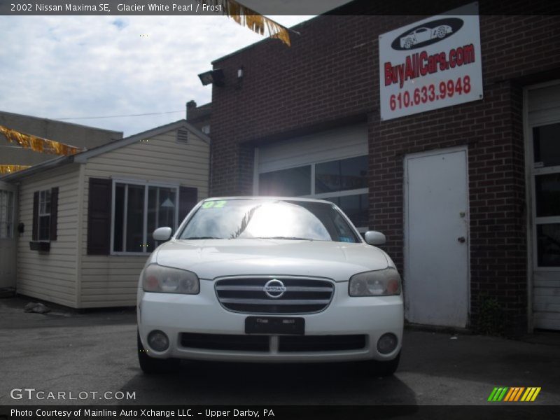 Glacier White Pearl / Frost 2002 Nissan Maxima SE