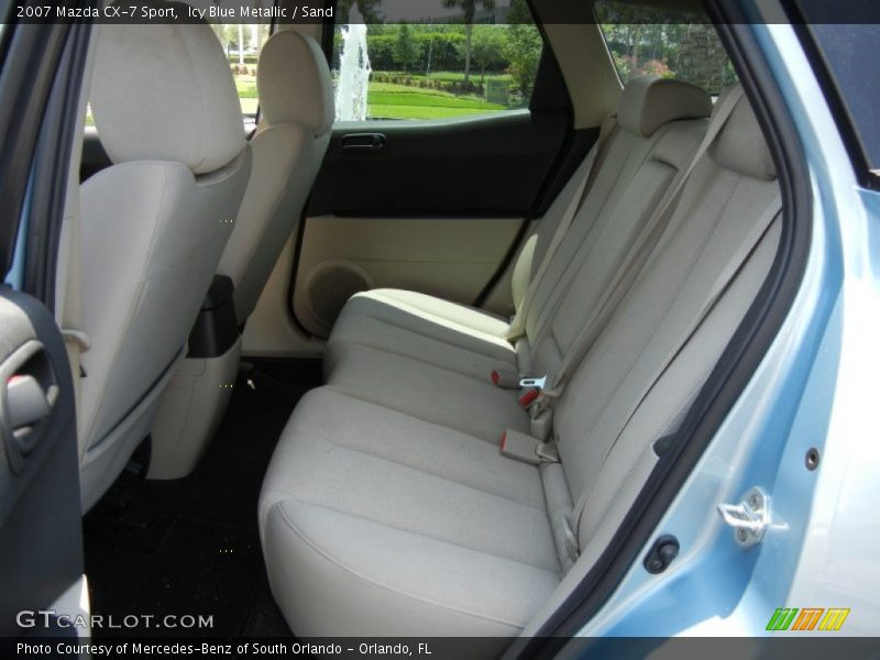 Icy Blue Metallic / Sand 2007 Mazda CX-7 Sport