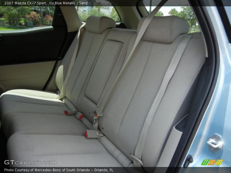 Icy Blue Metallic / Sand 2007 Mazda CX-7 Sport
