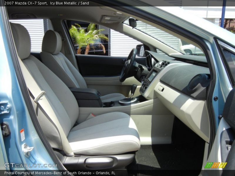 Icy Blue Metallic / Sand 2007 Mazda CX-7 Sport