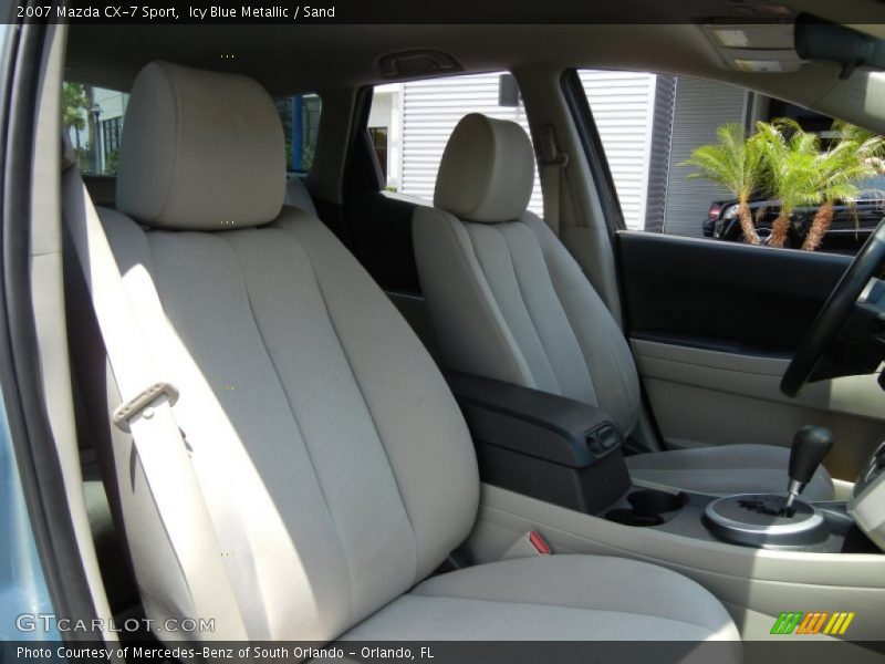 Icy Blue Metallic / Sand 2007 Mazda CX-7 Sport