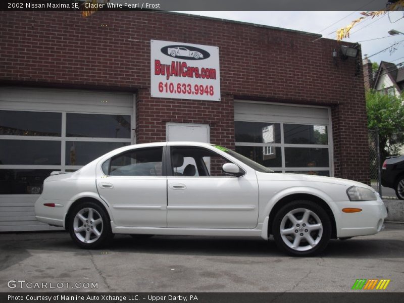 Glacier White Pearl / Frost 2002 Nissan Maxima SE