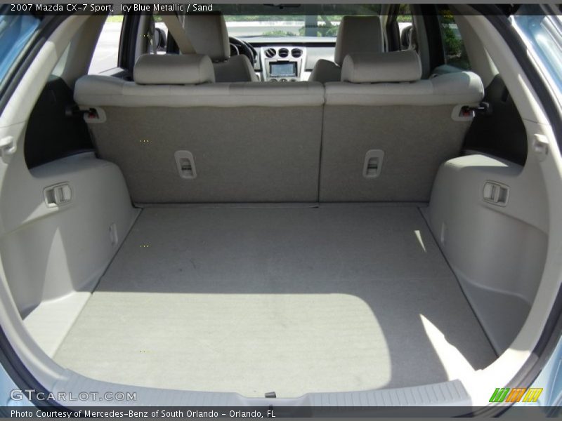 Icy Blue Metallic / Sand 2007 Mazda CX-7 Sport