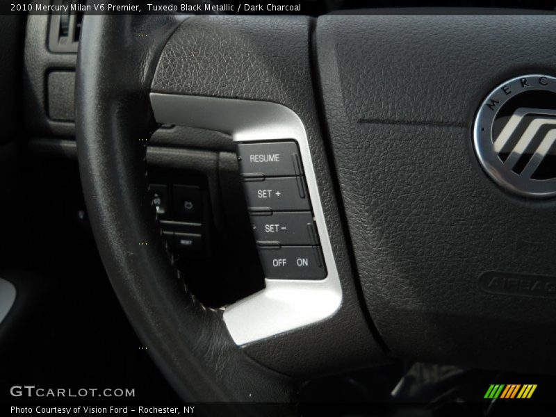 Tuxedo Black Metallic / Dark Charcoal 2010 Mercury Milan V6 Premier