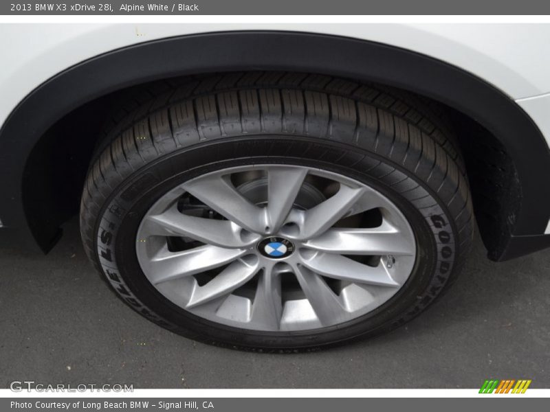 Alpine White / Black 2013 BMW X3 xDrive 28i