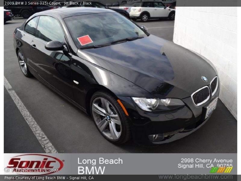 Jet Black / Black 2009 BMW 3 Series 335i Coupe