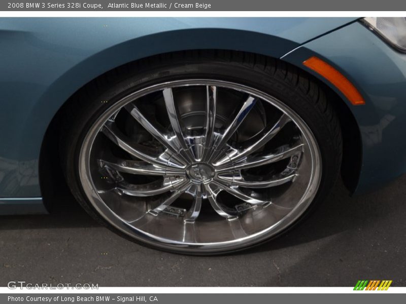 Atlantic Blue Metallic / Cream Beige 2008 BMW 3 Series 328i Coupe