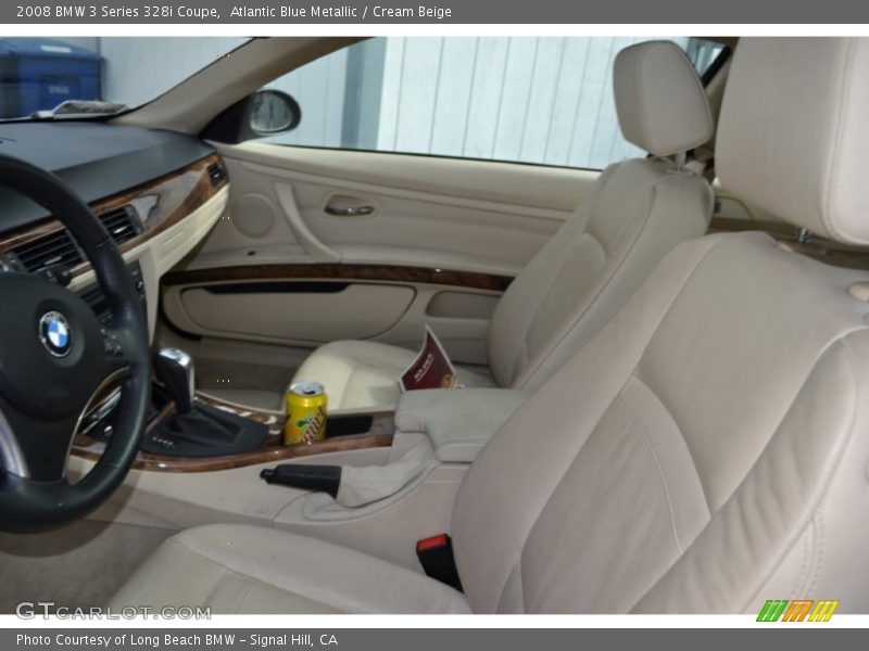 Atlantic Blue Metallic / Cream Beige 2008 BMW 3 Series 328i Coupe