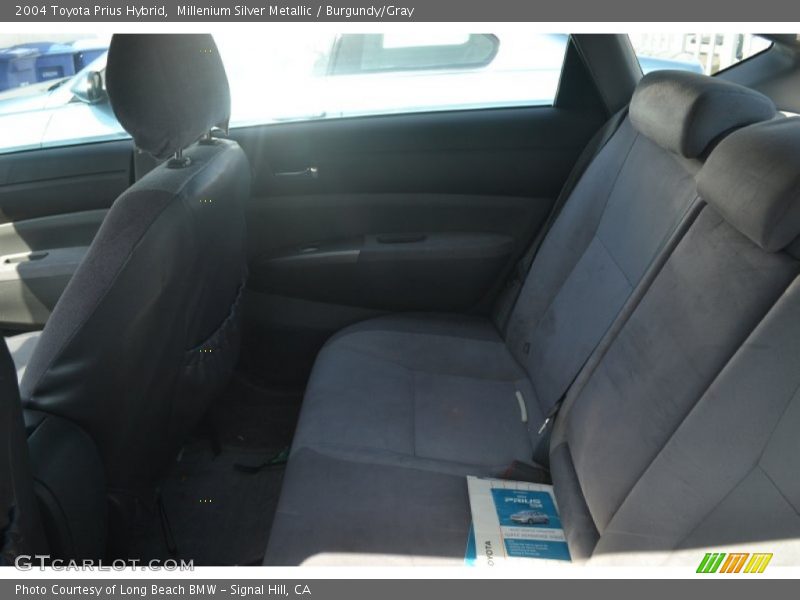 Millenium Silver Metallic / Burgundy/Gray 2004 Toyota Prius Hybrid