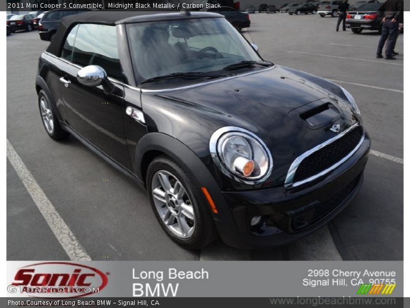 Midnight Black Metallic / Carbon Black 2011 Mini Cooper S Convertible