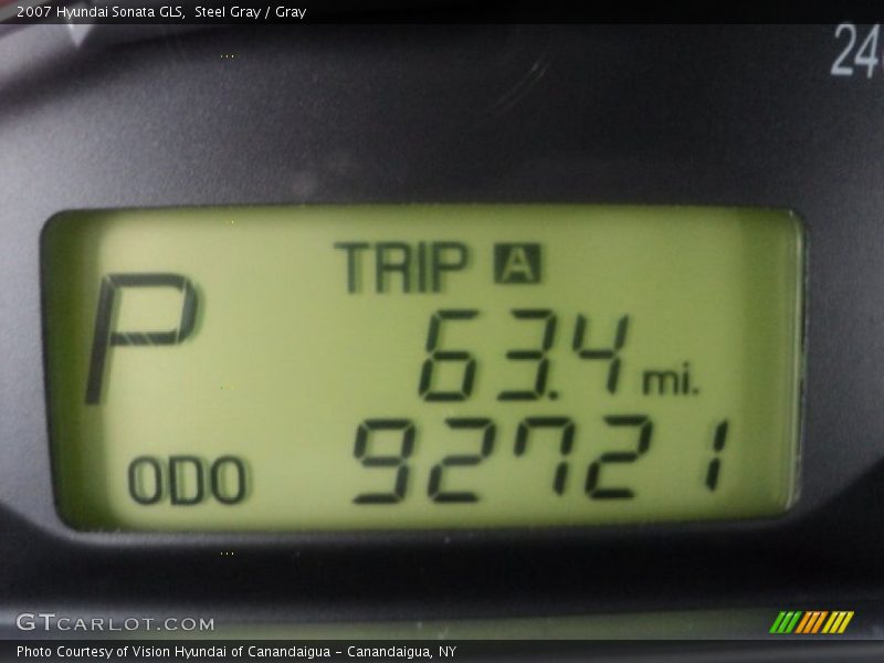 Steel Gray / Gray 2007 Hyundai Sonata GLS