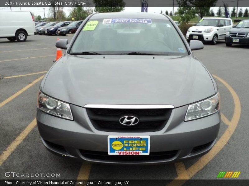 Steel Gray / Gray 2007 Hyundai Sonata GLS