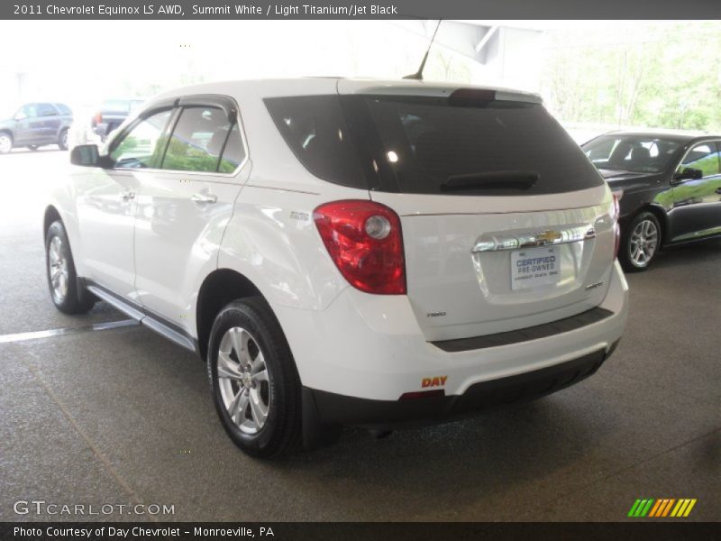 Summit White / Light Titanium/Jet Black 2011 Chevrolet Equinox LS AWD