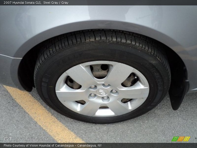 Steel Gray / Gray 2007 Hyundai Sonata GLS