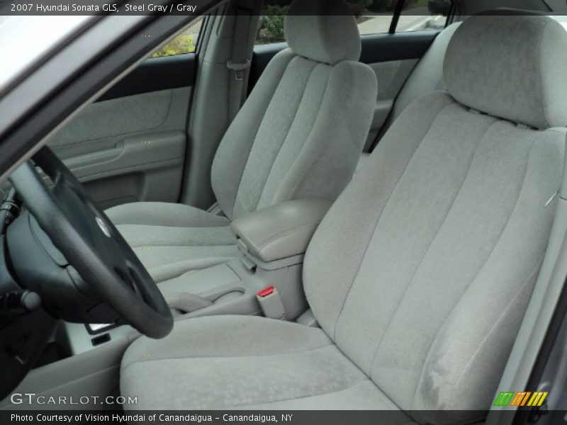 Steel Gray / Gray 2007 Hyundai Sonata GLS