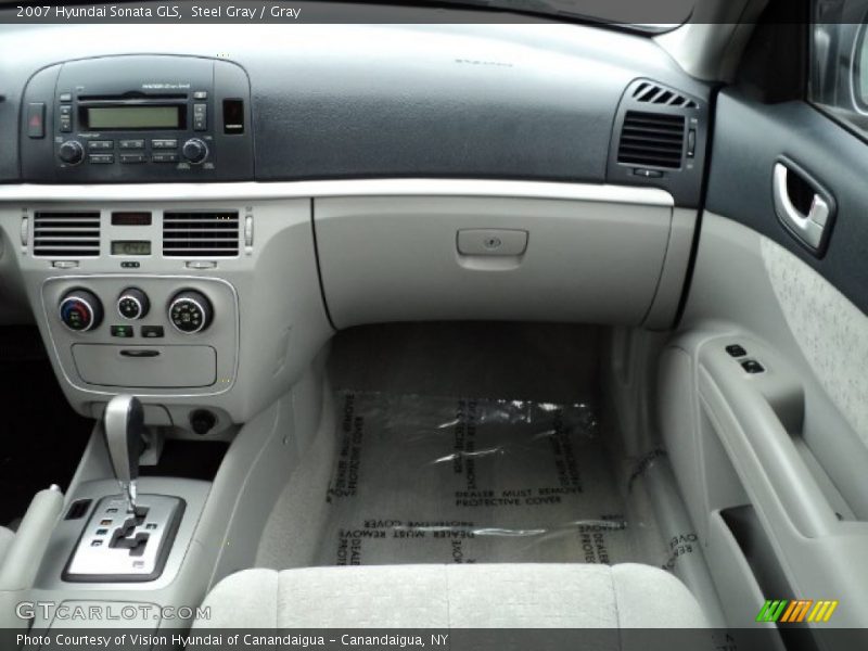 Steel Gray / Gray 2007 Hyundai Sonata GLS