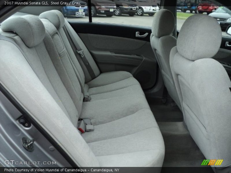 Steel Gray / Gray 2007 Hyundai Sonata GLS