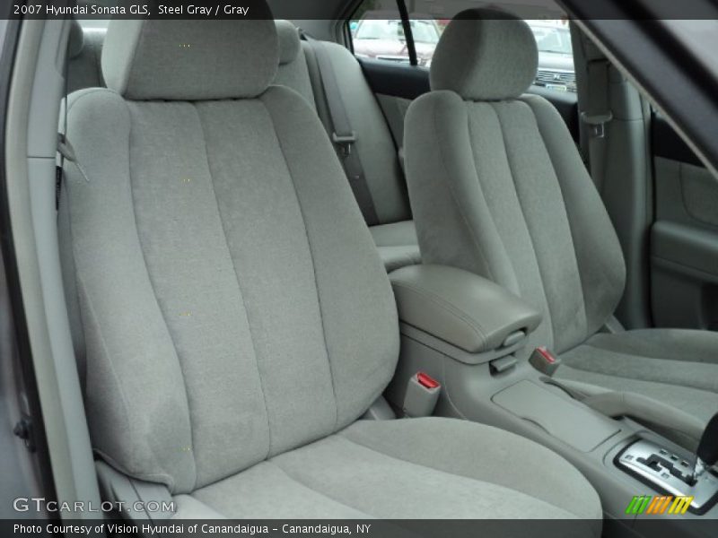Steel Gray / Gray 2007 Hyundai Sonata GLS