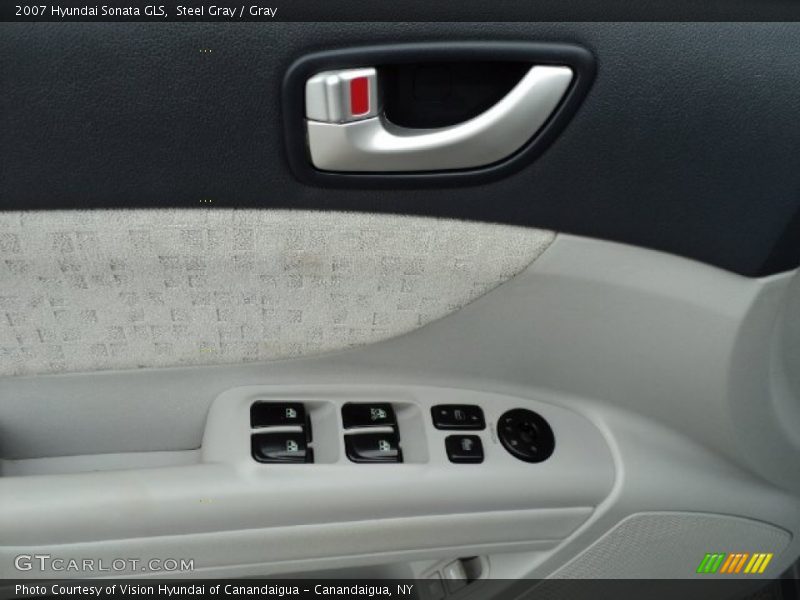 Steel Gray / Gray 2007 Hyundai Sonata GLS