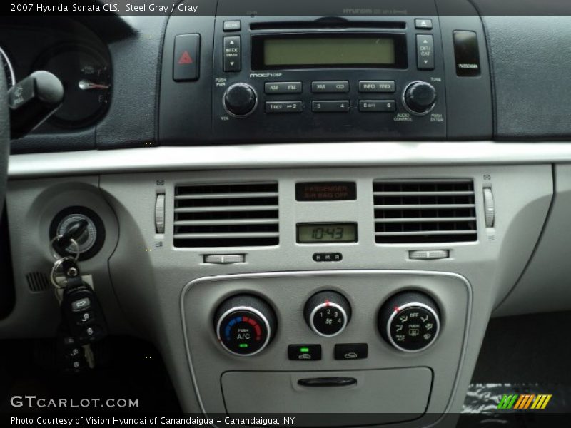 Steel Gray / Gray 2007 Hyundai Sonata GLS