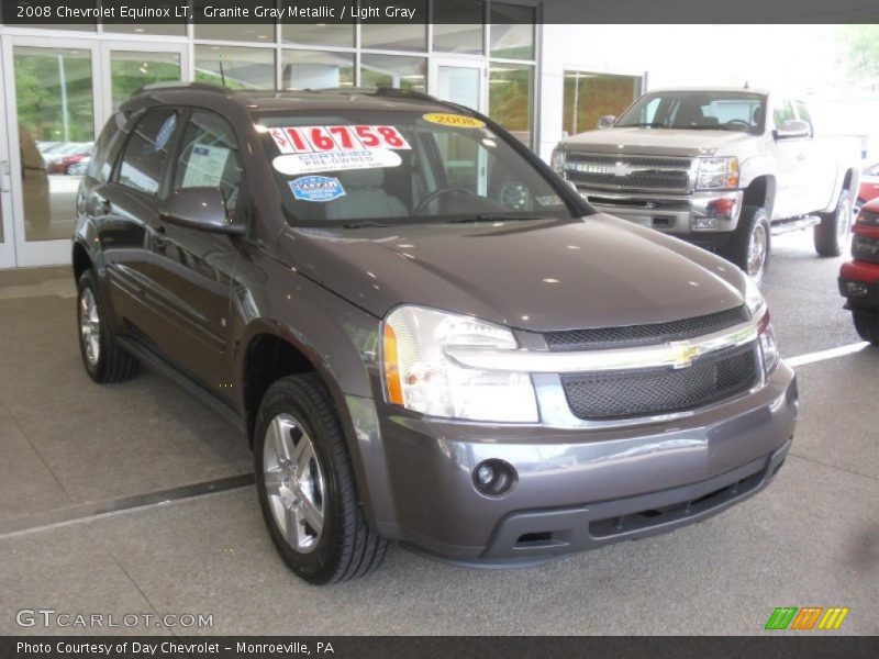 Granite Gray Metallic / Light Gray 2008 Chevrolet Equinox LT