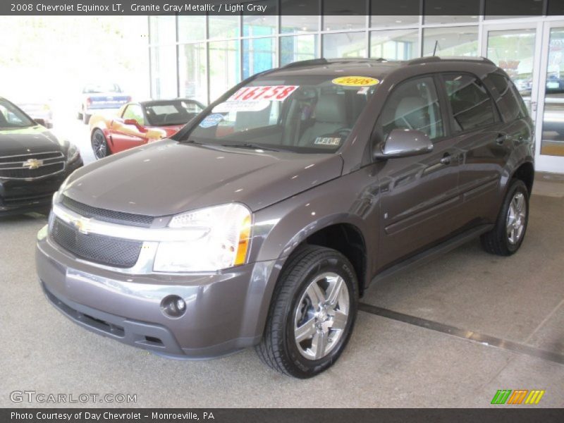 Granite Gray Metallic / Light Gray 2008 Chevrolet Equinox LT