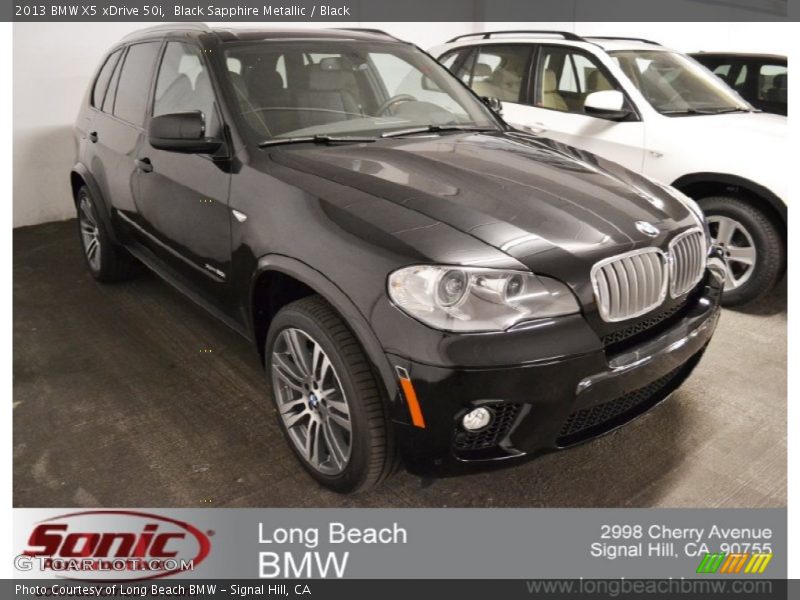 Black Sapphire Metallic / Black 2013 BMW X5 xDrive 50i