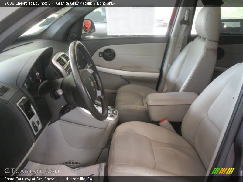 Granite Gray Metallic / Light Gray 2008 Chevrolet Equinox LT