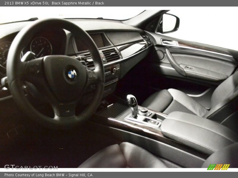 Black Sapphire Metallic / Black 2013 BMW X5 xDrive 50i