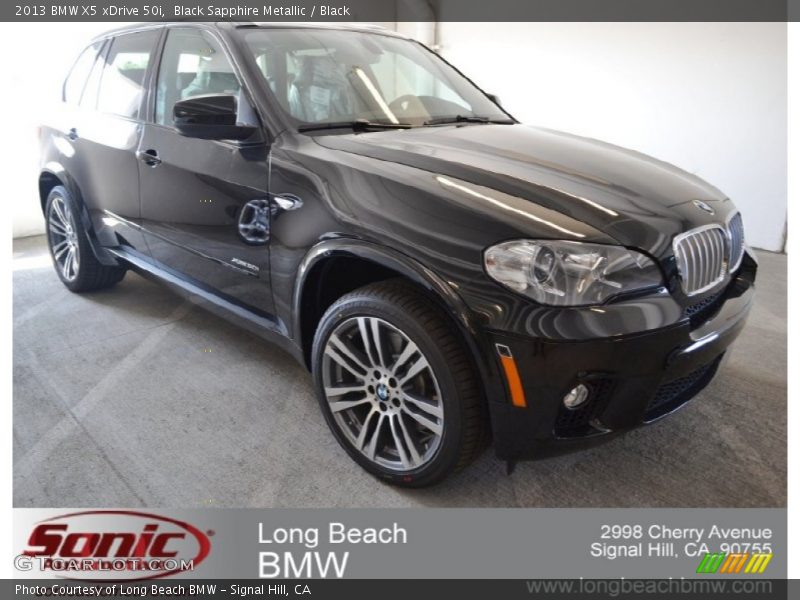 Black Sapphire Metallic / Black 2013 BMW X5 xDrive 50i