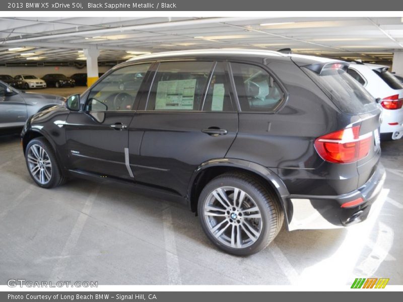 Black Sapphire Metallic / Black 2013 BMW X5 xDrive 50i