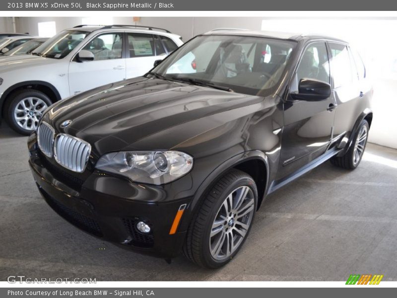 Black Sapphire Metallic / Black 2013 BMW X5 xDrive 50i