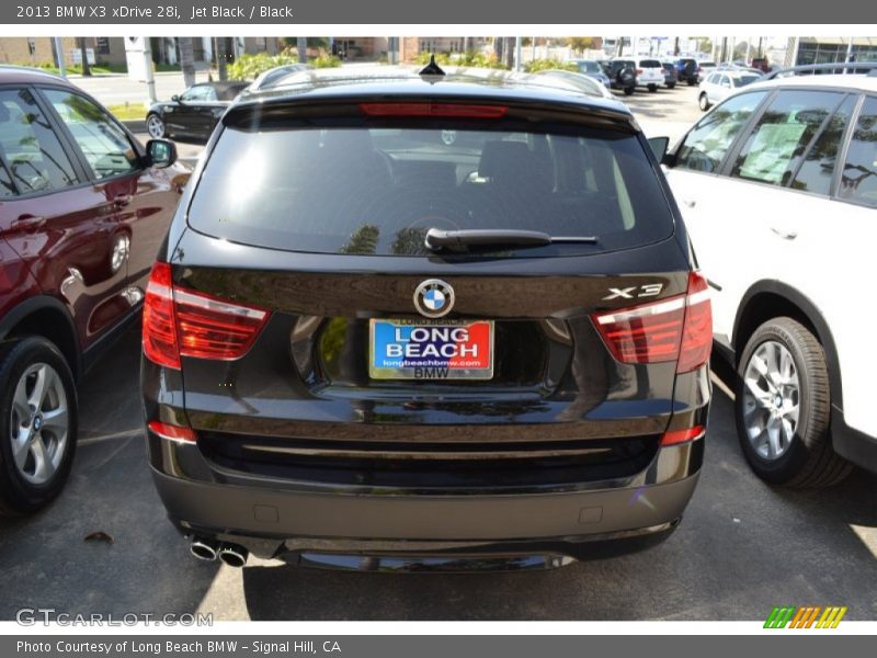 Jet Black / Black 2013 BMW X3 xDrive 28i